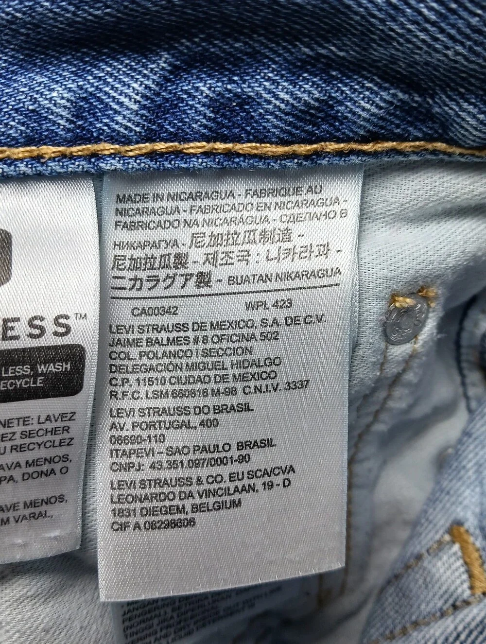 Levi's 550 Mens Relaxed Fit Jeans 44X30 Medium Wash Denim